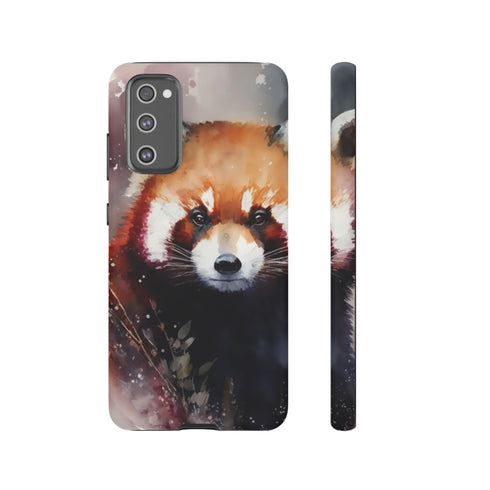 Red Panda in Watercolor - Impact Resistant Phone Case Samsung Galaxy S20 FE Matte